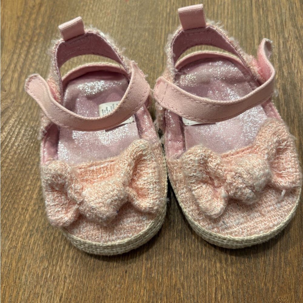Pink Kids Shoes with Bow